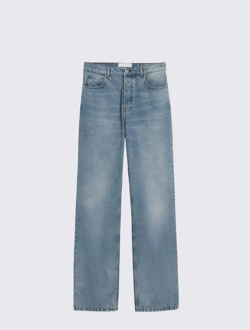 Large Fit Jeans in Used Indigo Denim
