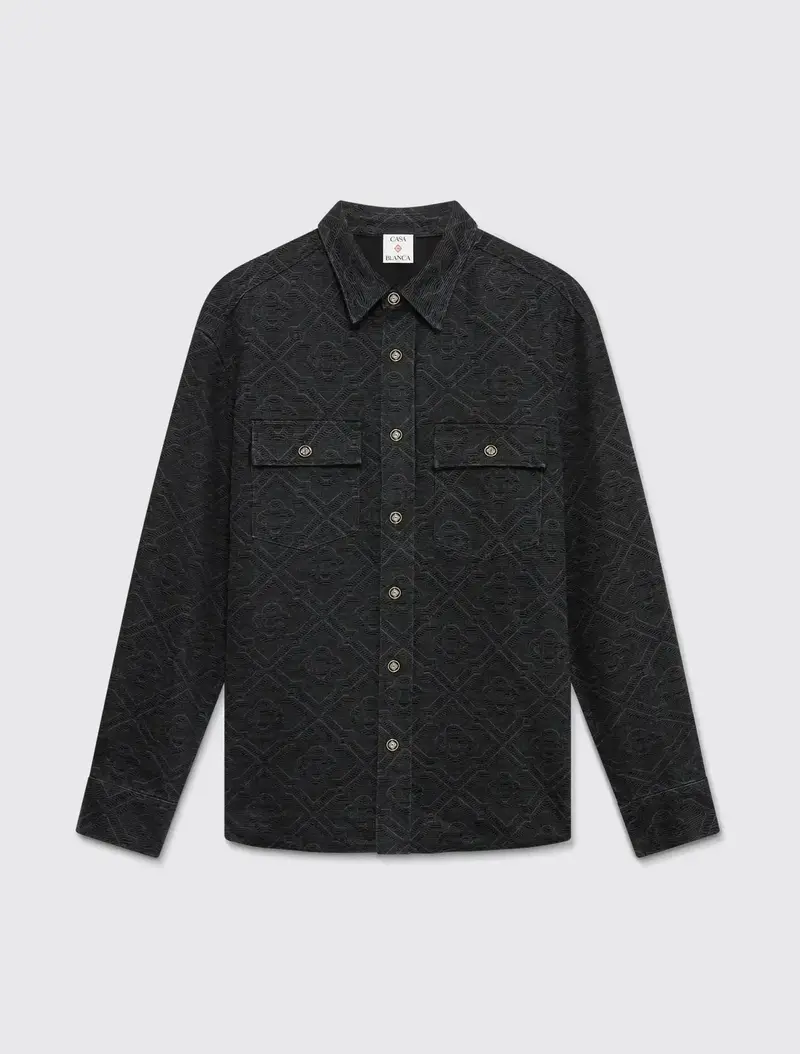 Laser Long Sleeve Denim Shirt