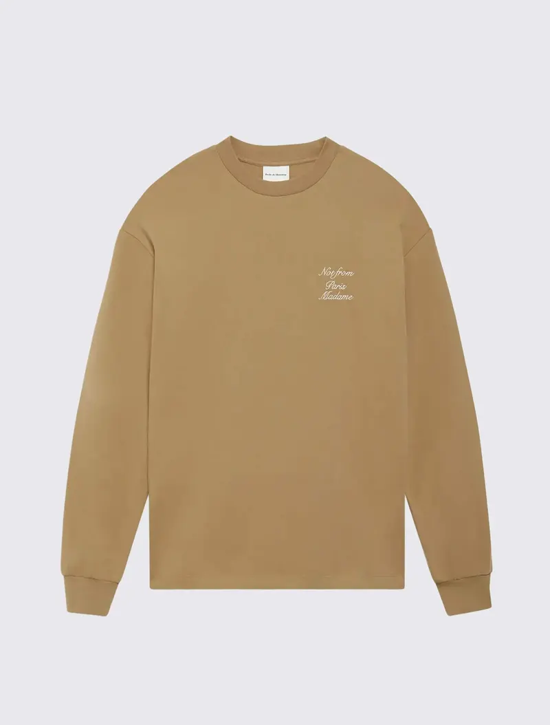 Le T-Shirt Slogan Long Sleeve