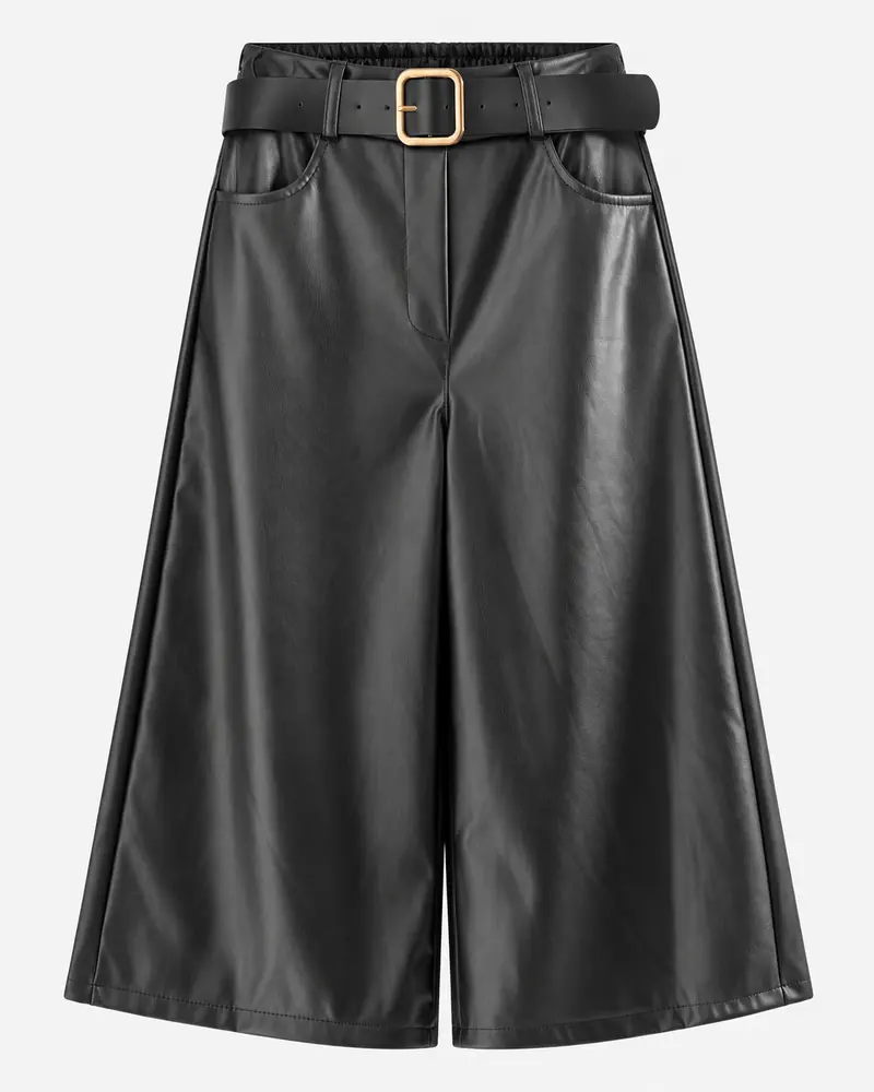 Leatherlook Capri Broek