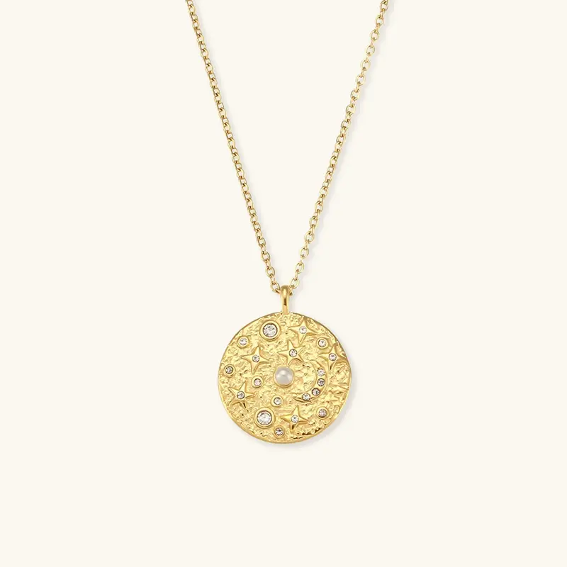 Leilani Kosmiskt Halsband i Guld