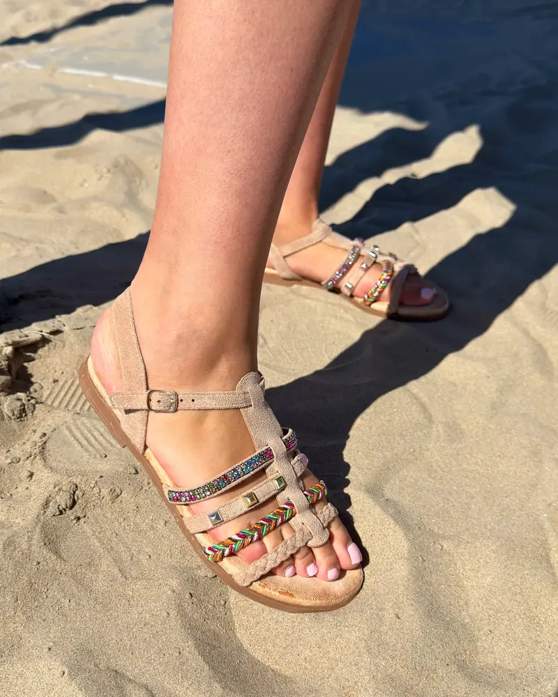 Lejla Khaki Slipper