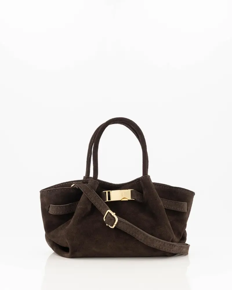 Leonie suede dark brown