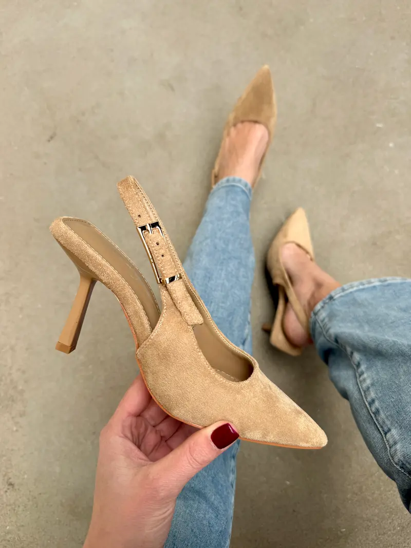 Lima Khaki Heels