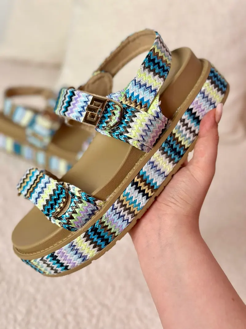 Lina Blue Sandaal