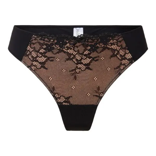 LingaDore string - Daily 1400T-3-Y26 - Black Taupe (381)