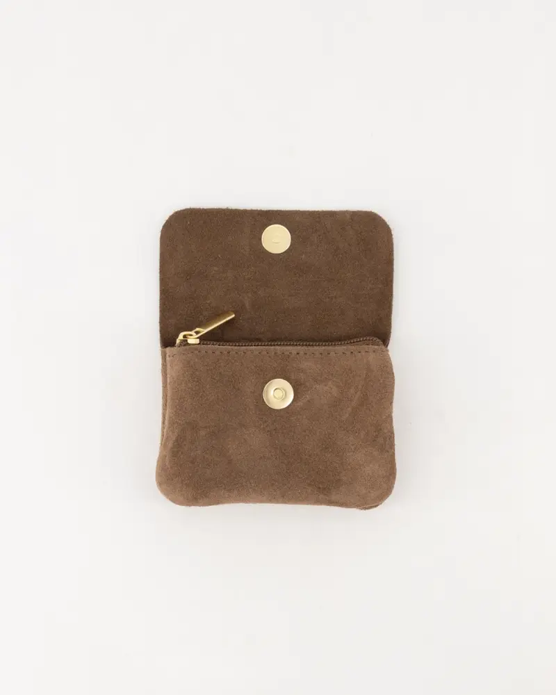Lisa small suede taupe