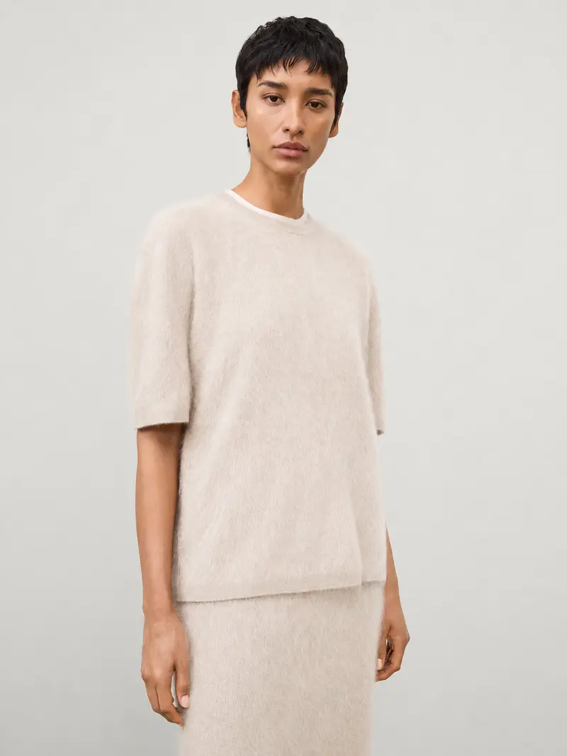 Lisa Yang | Maren Sweater Sand Brushed