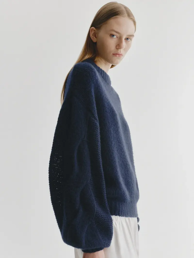 Lisa Yang | Runi Sweater Navy