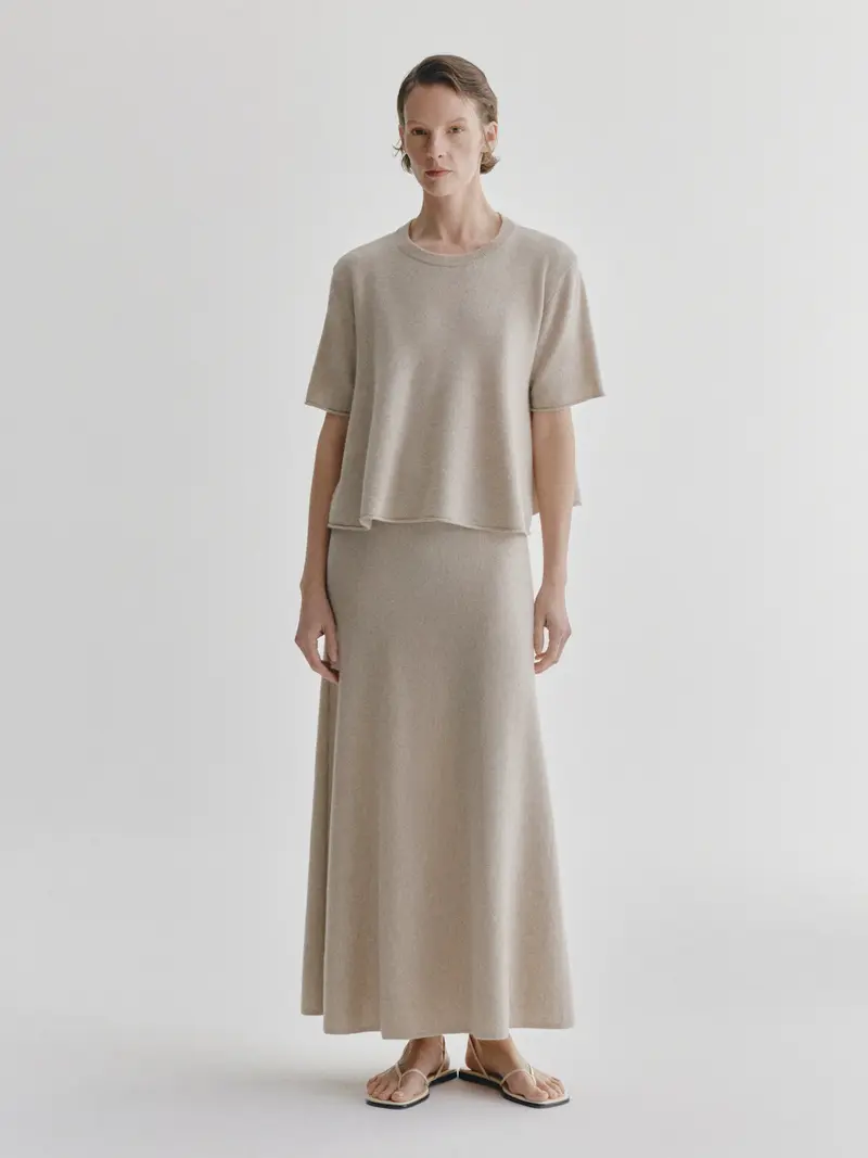 Lisa Yang | Tori Skirt Oyster