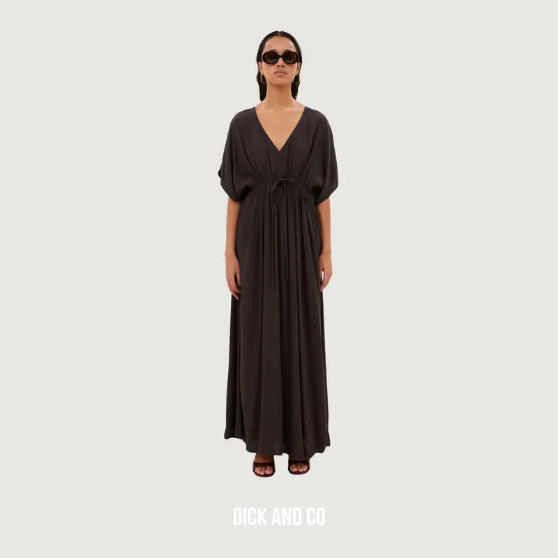 Long twill dress