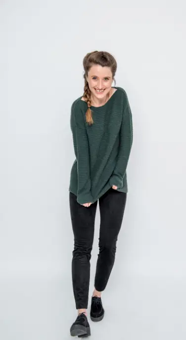 Loop A Life Sweater Form & Figure Dark Green