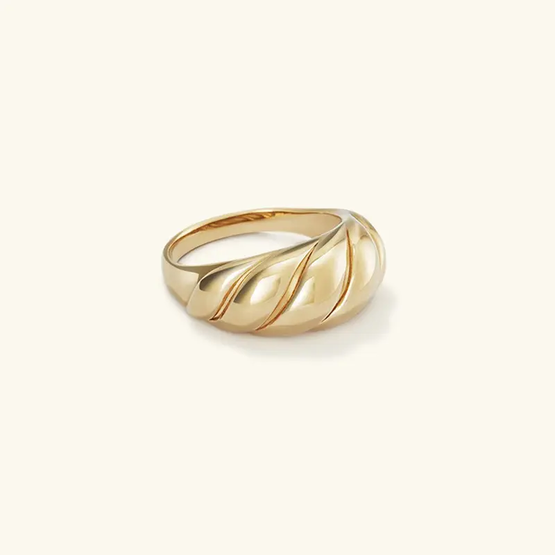 Lorelei Glansig Croissantring
