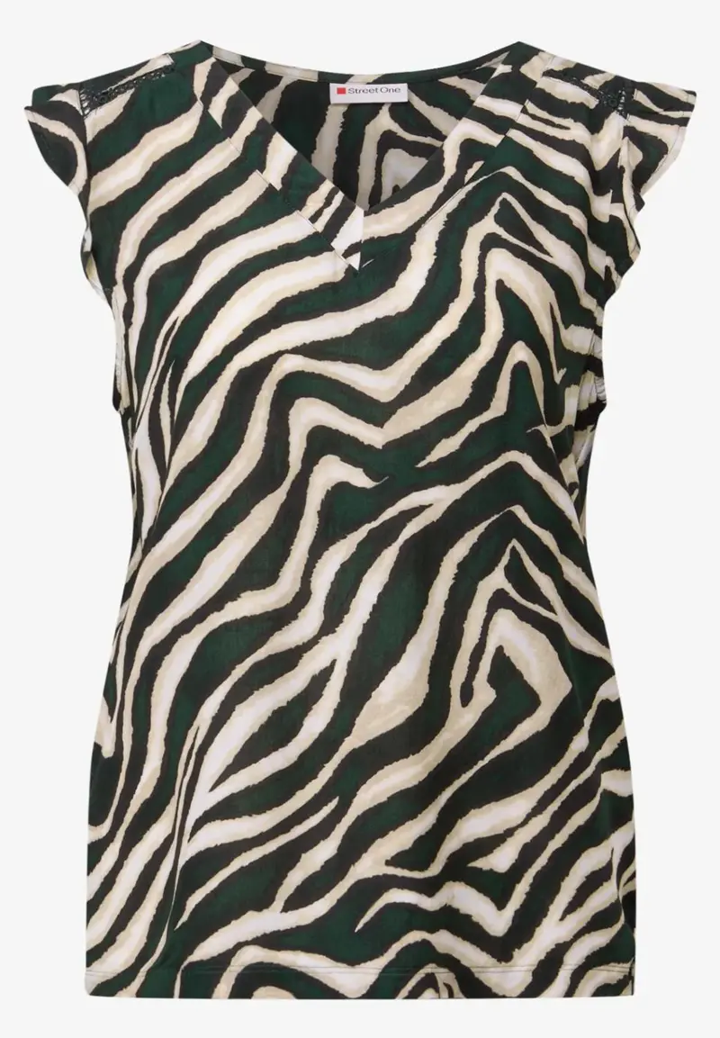 LTD QR printed volant top w.c