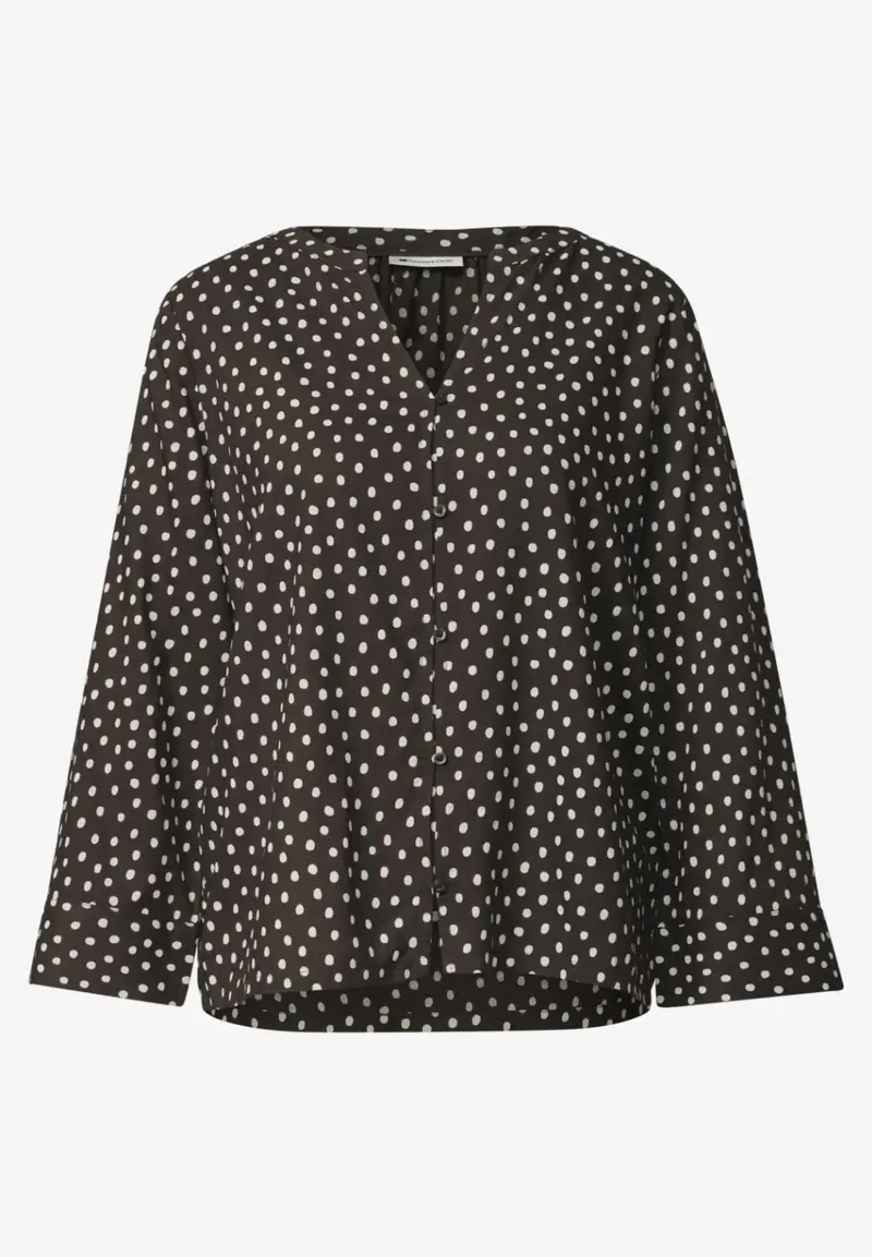 LTD QR Splitneck blouse w but