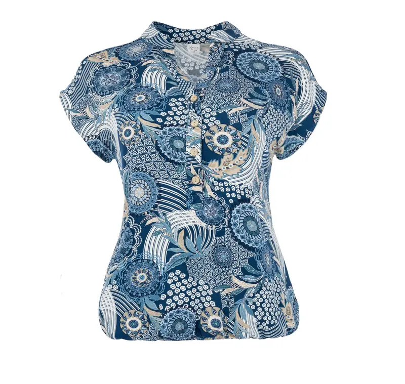 Lucie SL Blue Fortune Wheel Tricot | Blue