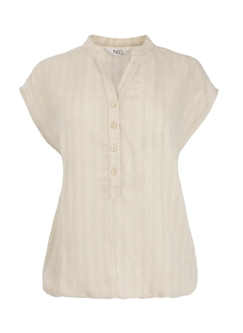 Lucie SL Sand Jcquard Stripe Woven | Sand
