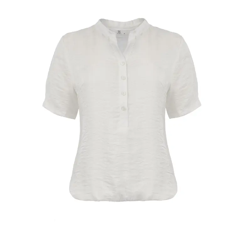 Lucie SS Shiny Woven | Off White