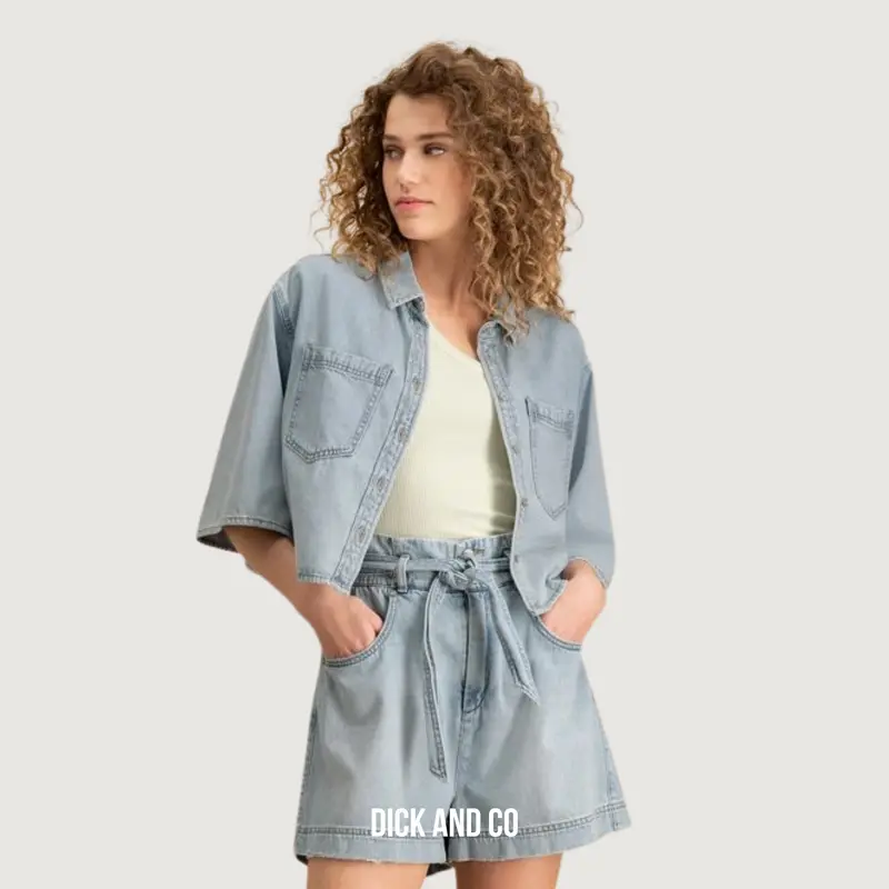 Mae Denim Blouse