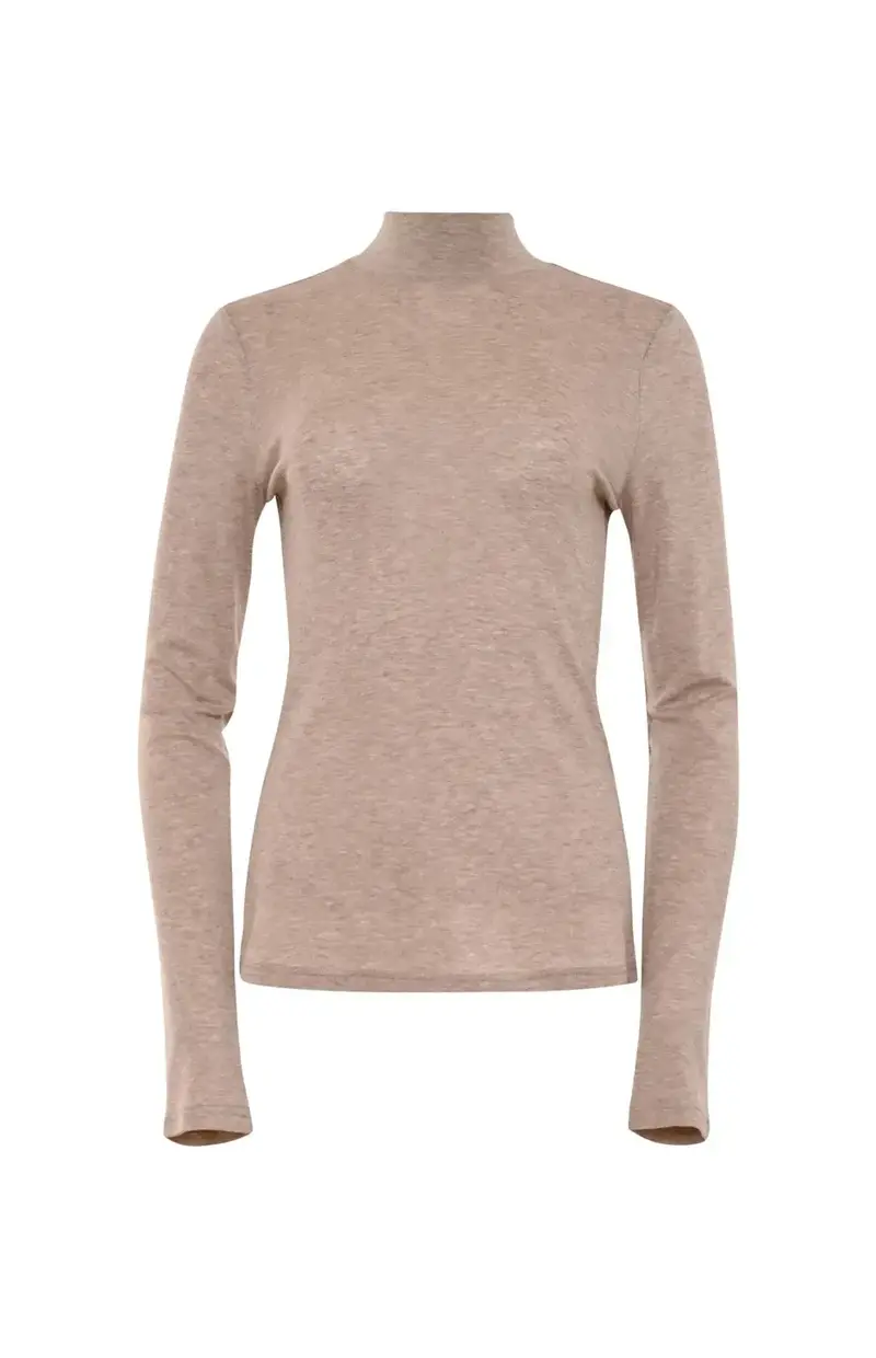 Maicazz - Vikerna turtle neck top Zand