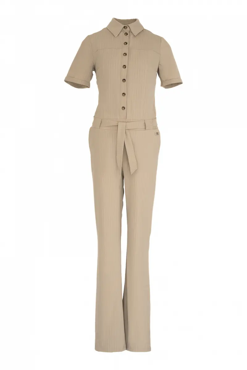 Mara SS | Stone pinstripe