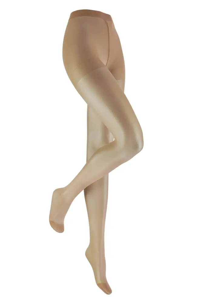 Marianne panty 20d zijde glans wineblush