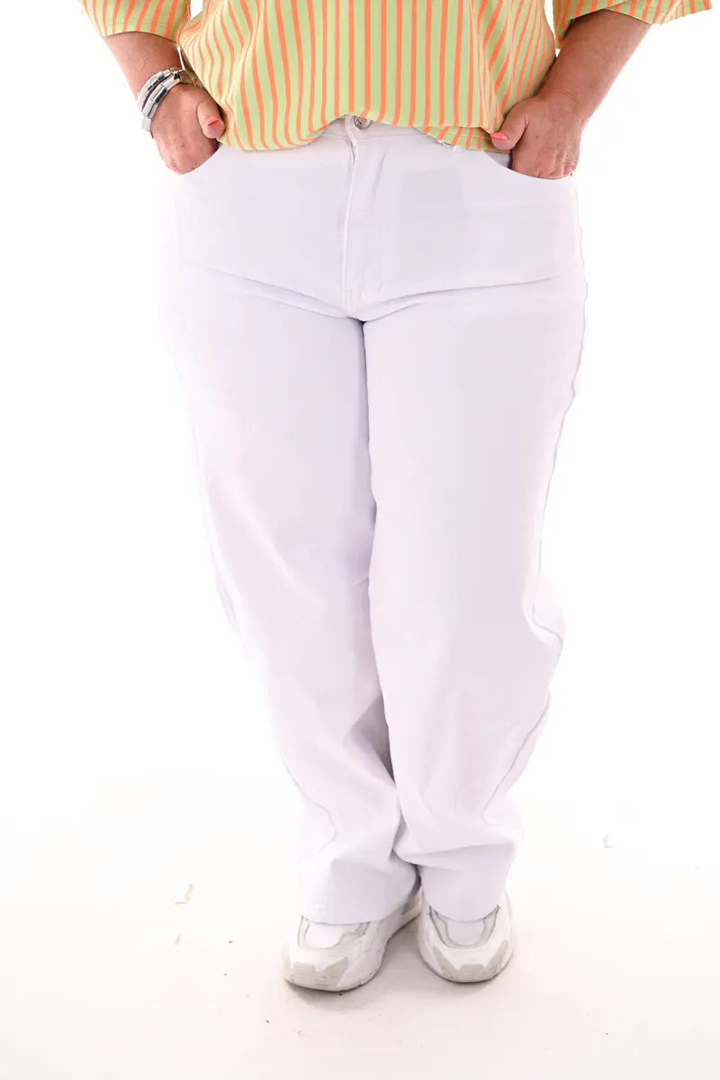 Marivy Ballon fit jeans wit