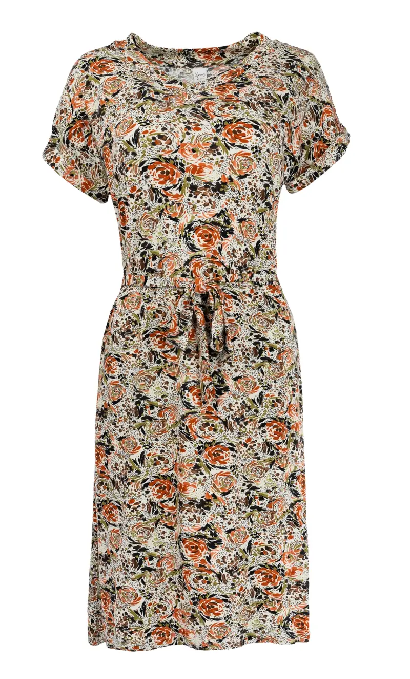 Mary SS Cognac Roses Tricot | Cognac