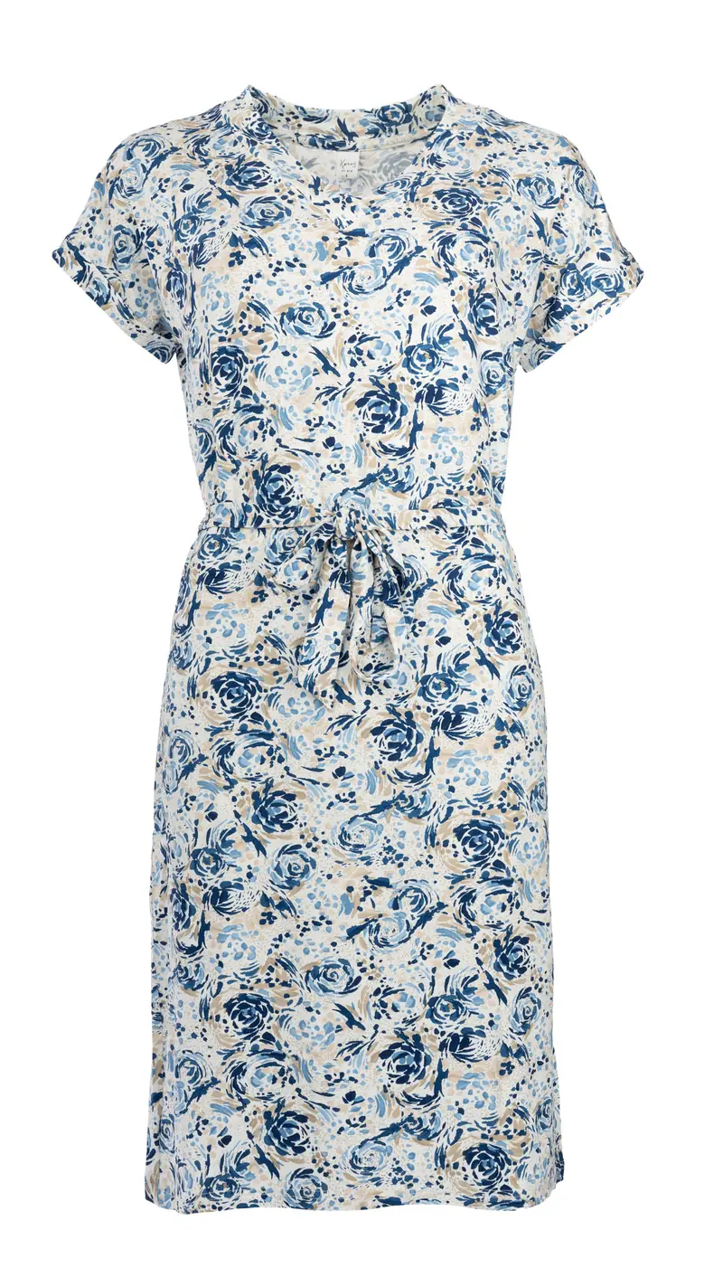 Mary SS Marine Roses Tricot | Marine