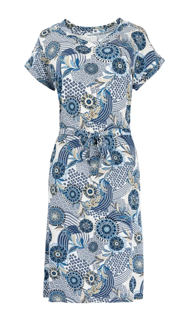 Mary SS Navy Fortune Wheel Tricot | Navy