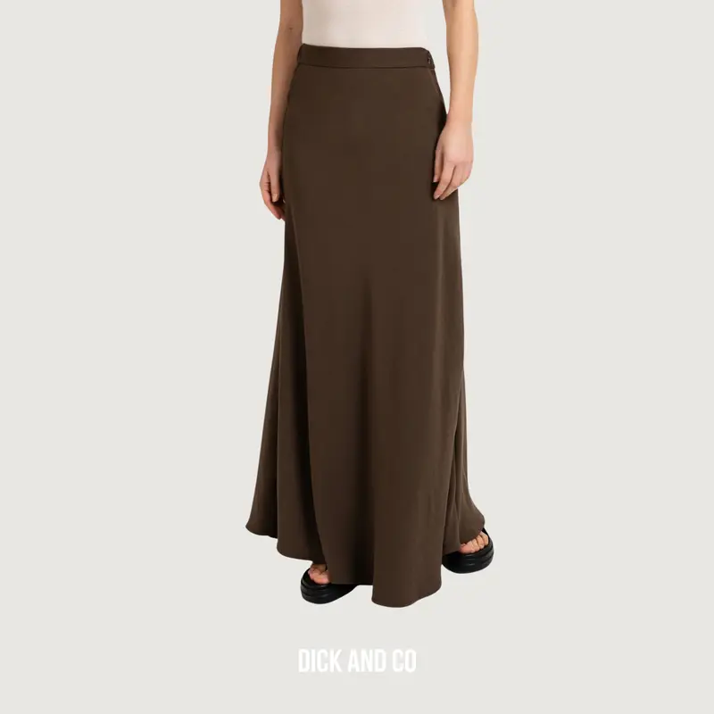 Maxi rok met elastische taille