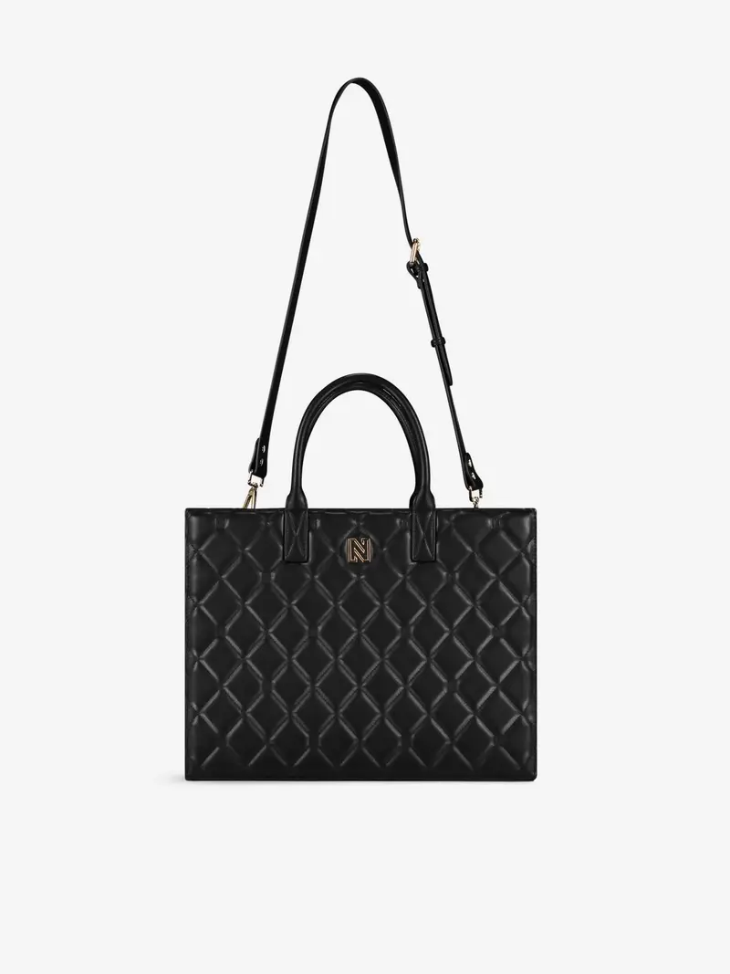 Mayda diamond shopper black