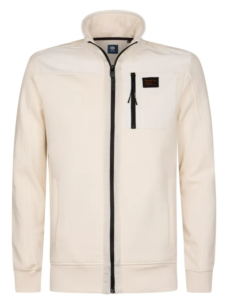 Men Sweater Collar Zip
