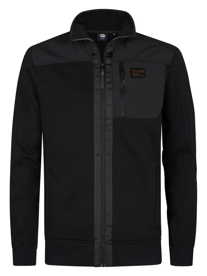 Men Sweater Collar Zip