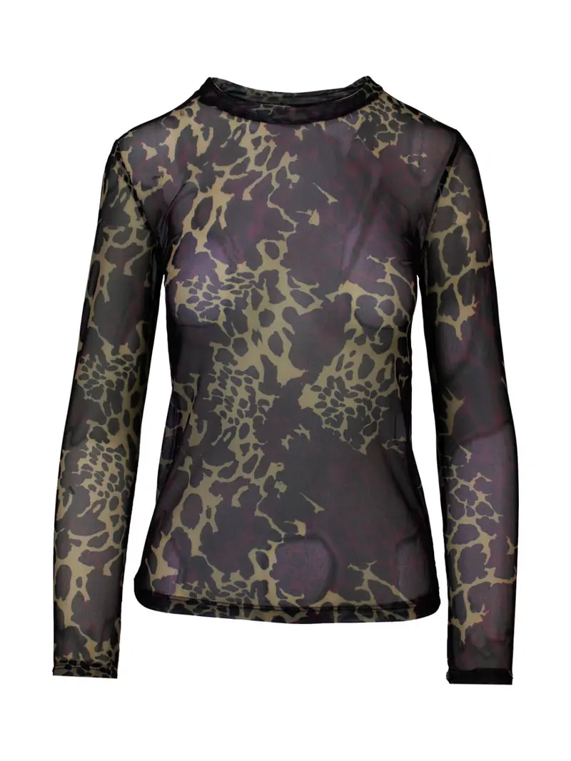 Mesh top animal mix bordeaux