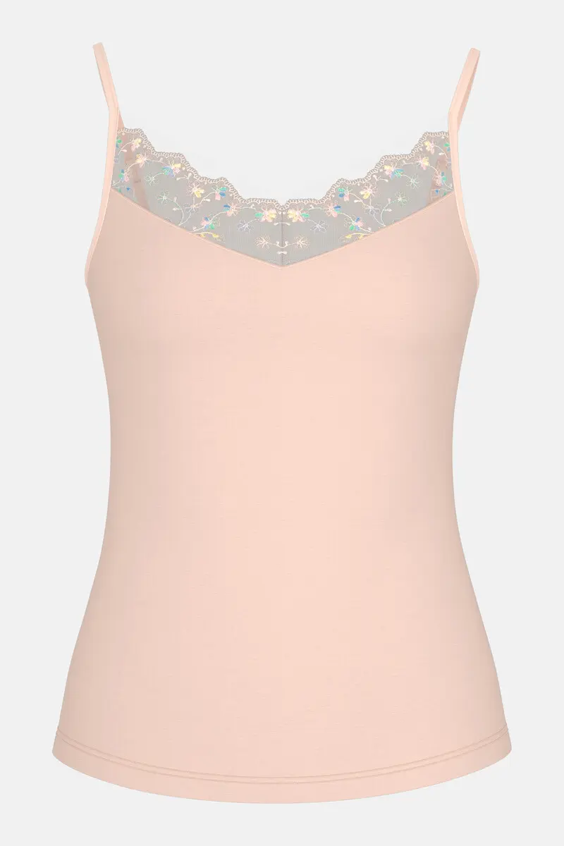 Mey Spaghetti hemd top - Delighted 45228 - Peach Blush (1774)