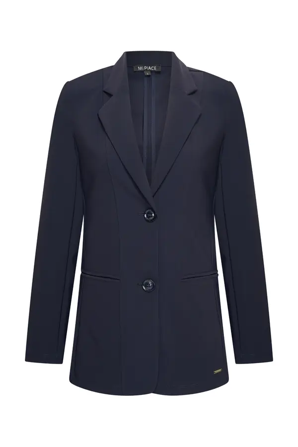 Mi Piace Bonded Travel Blazer 202634-Dark Blue