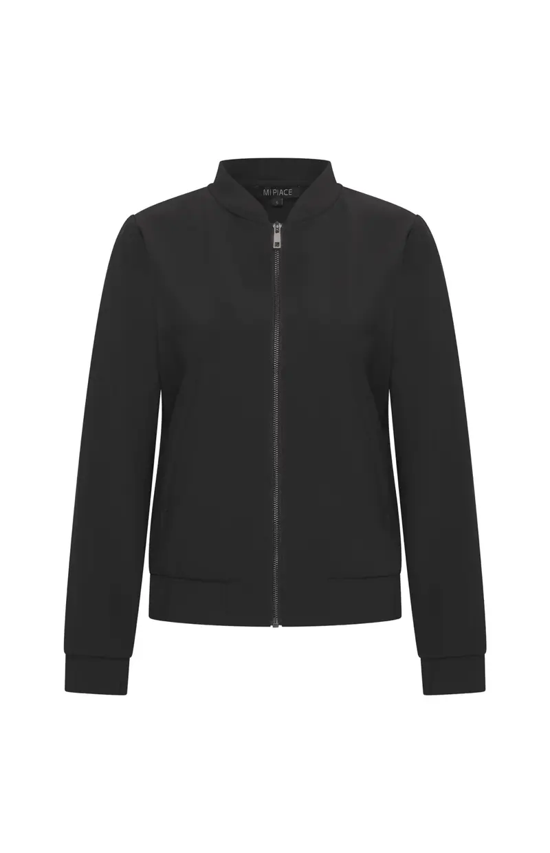 Mi Piace Bonded Travel Bomber Jack 202636-Black