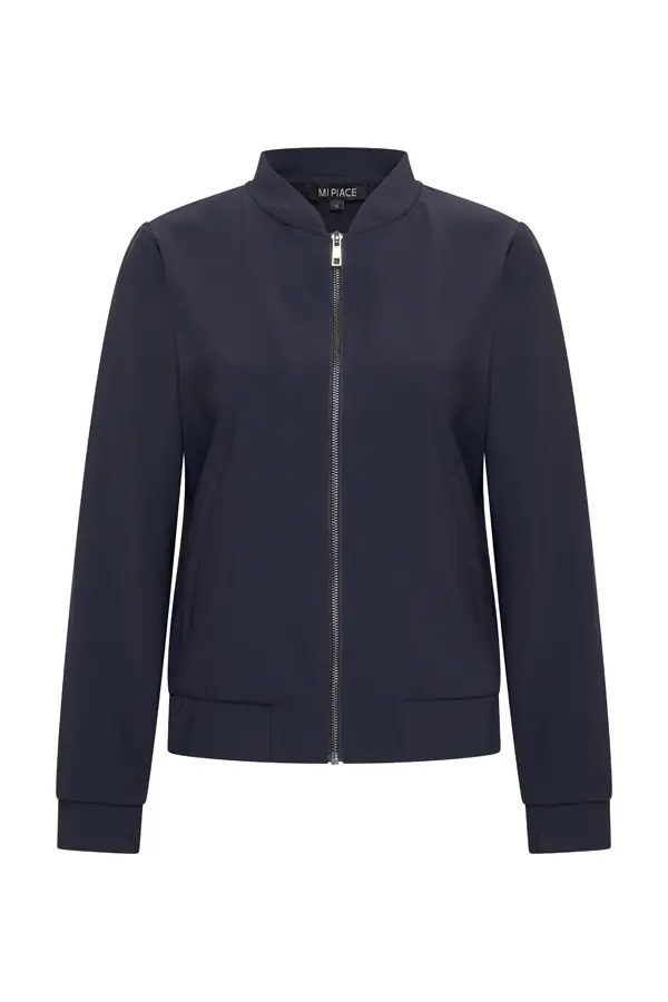 Mi Piace Bonded Travel Bomber Jack 202636-Dark Blue