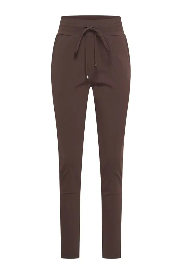 Mi Piace Bonded Travel Broek 202632-Espresso