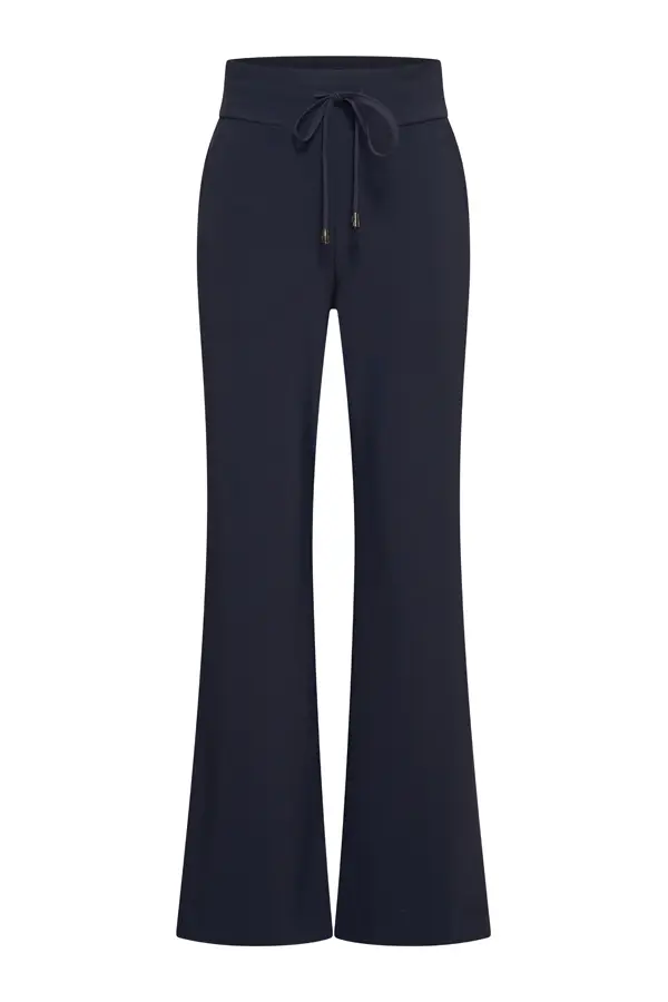 Mi Piace Bonded Travel Straight Broek 202631-Dark Blue