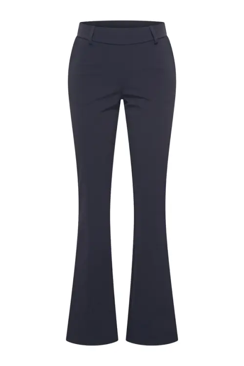 Mi Piace Broek Flared Bonded 202633-Dark Blue
