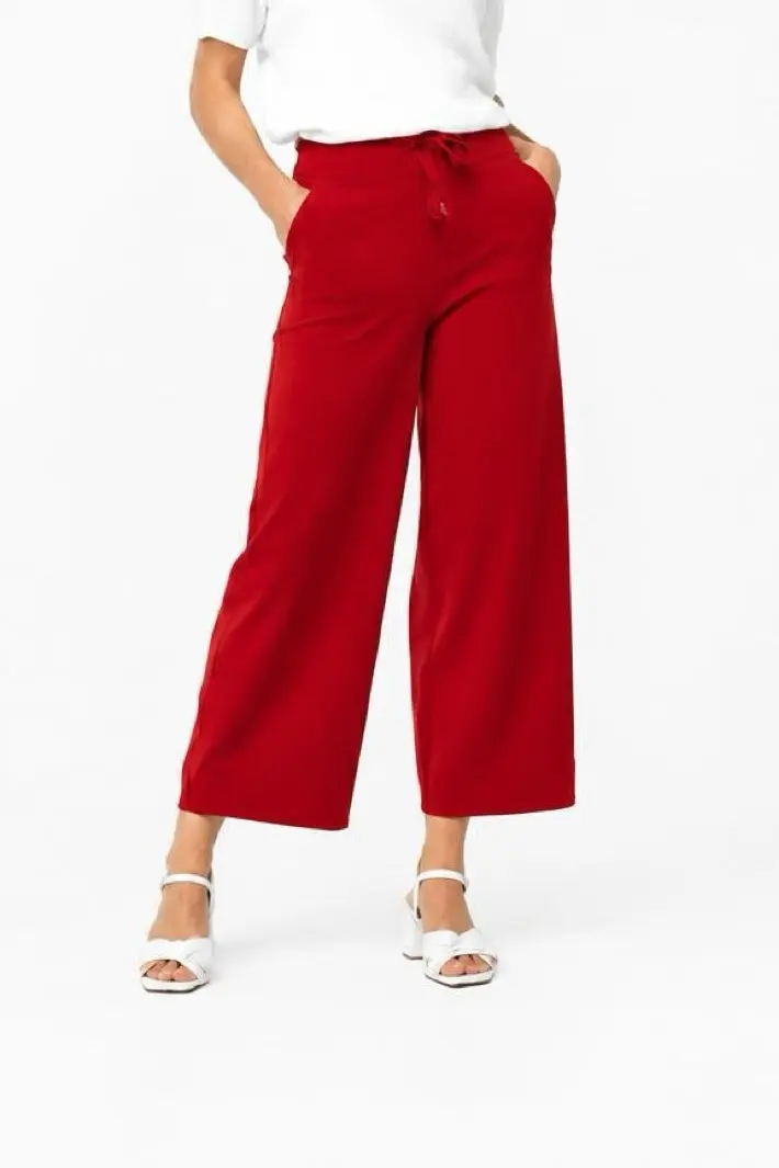 Mi Piace-Culotte Broek 202816-Red