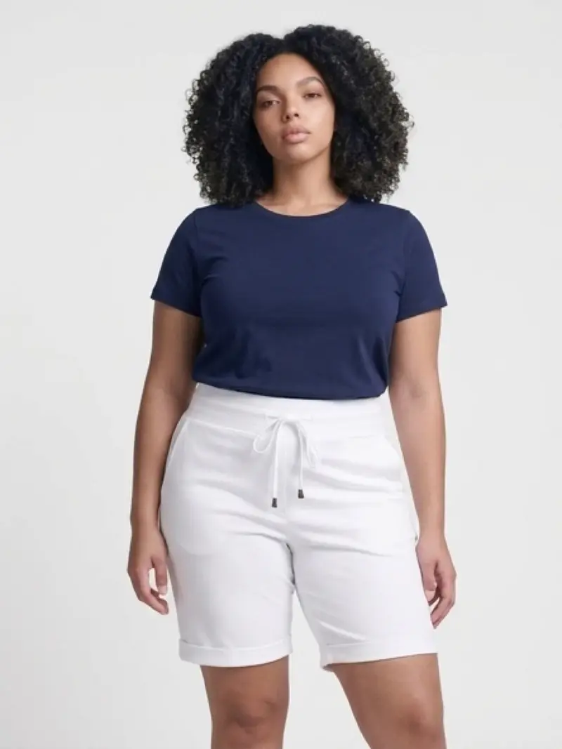 Mi Piace-Heavy Travel Short 202589-White
