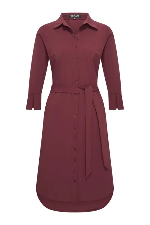 Mi Piace Jurk 202092 Burgundy