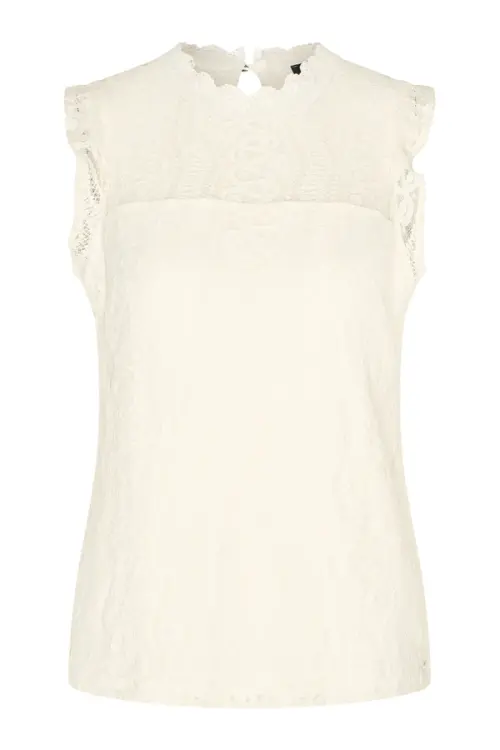 Mi Piace Kanten Top 202486 Offwhite