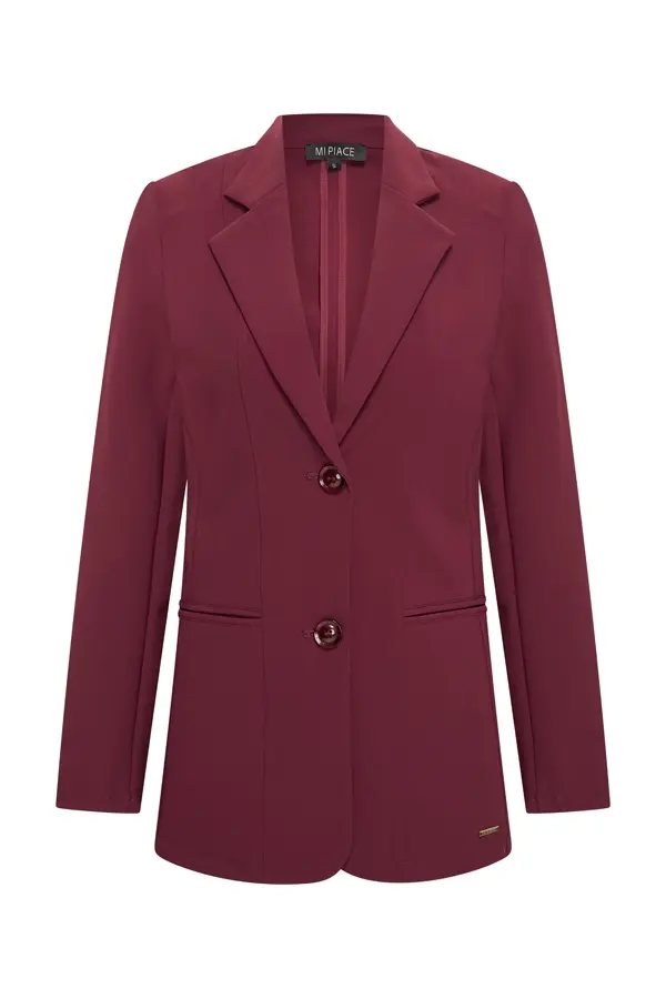 Mi Piace Travel Blazer 202102-Burgundy