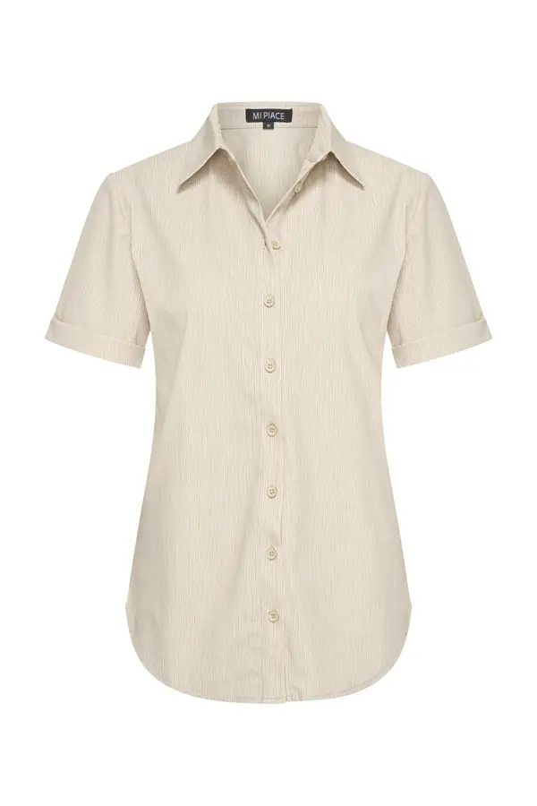 Mi Piace-Travel Blouse 202031 Structure Print-Kit
