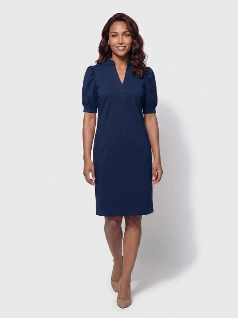 Mi Piace-Travel Jurk Polo 202605-Dark Blue