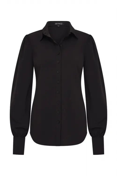 Mi Piace Travelstof Blouse 202037 Black